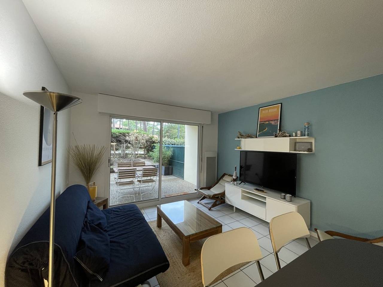 Apartamento entero, Agradable T2 con piscina y se admiten mascotas in Soustons, Côte d’Argent