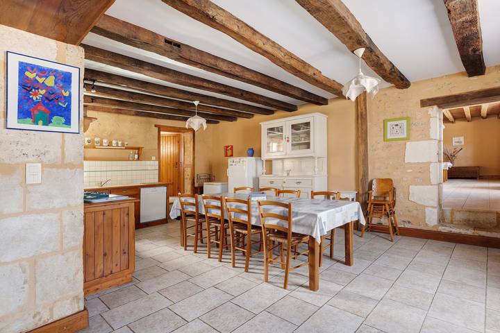 Gîte Le Refuge des Oiseaux: terraza compartida, jardín privado y Wi-Fi en Lusignan in Lusignan, Vienne