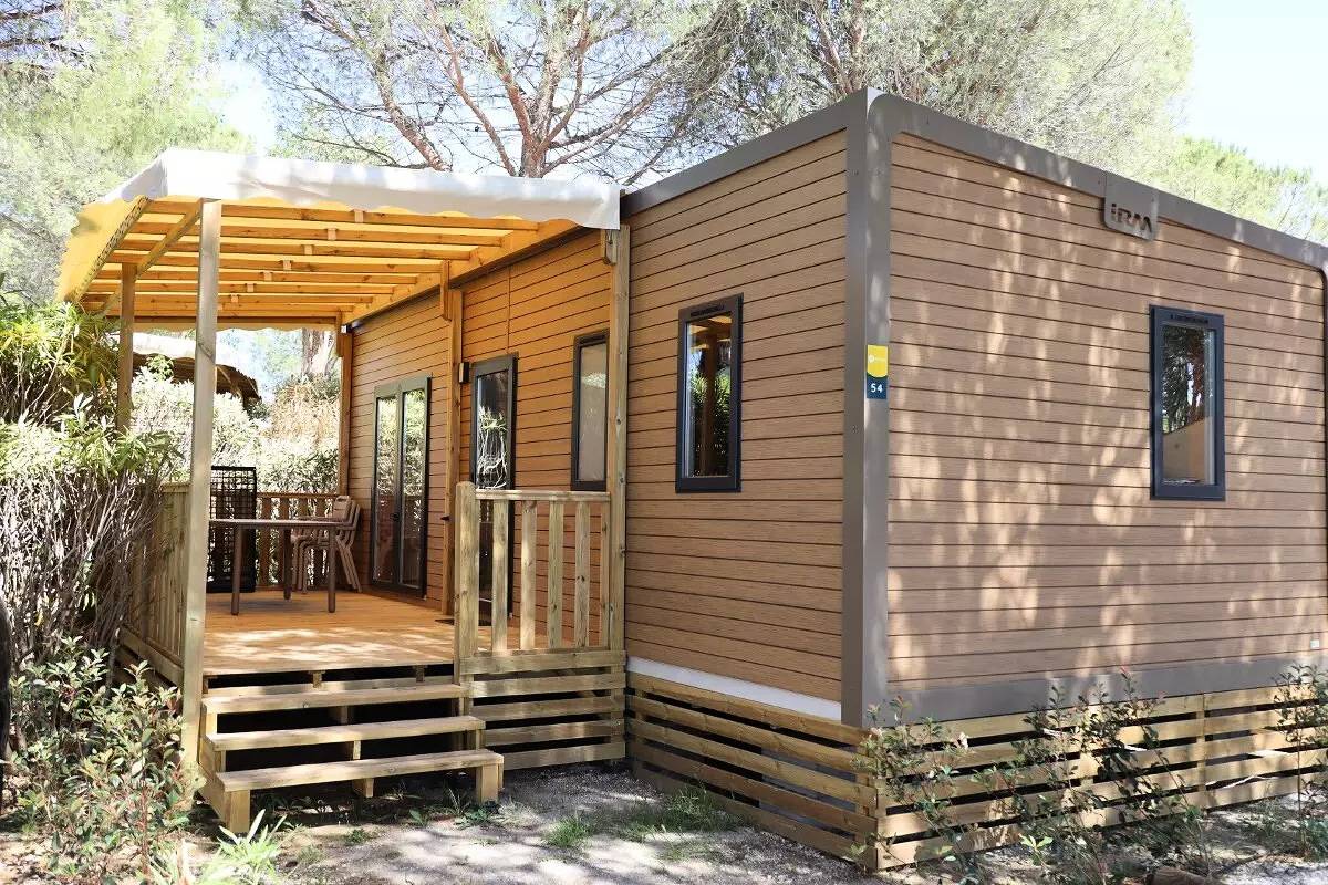 Mobil-Home Riviera 4 estancias 6 personas Climatizado in La Moutone, La Crau