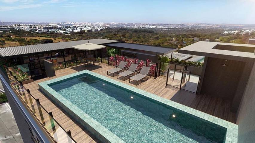 Ferienwohnung für 4 Personen, mit Pool und Garten sowie Ausblick und Terrasse - 1