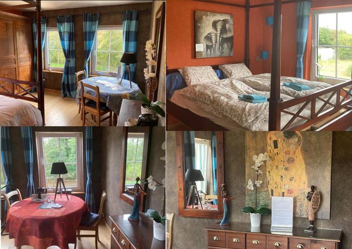 Chambre d’hôte pour 2 personnes, avec terrasse, adapté aux familles