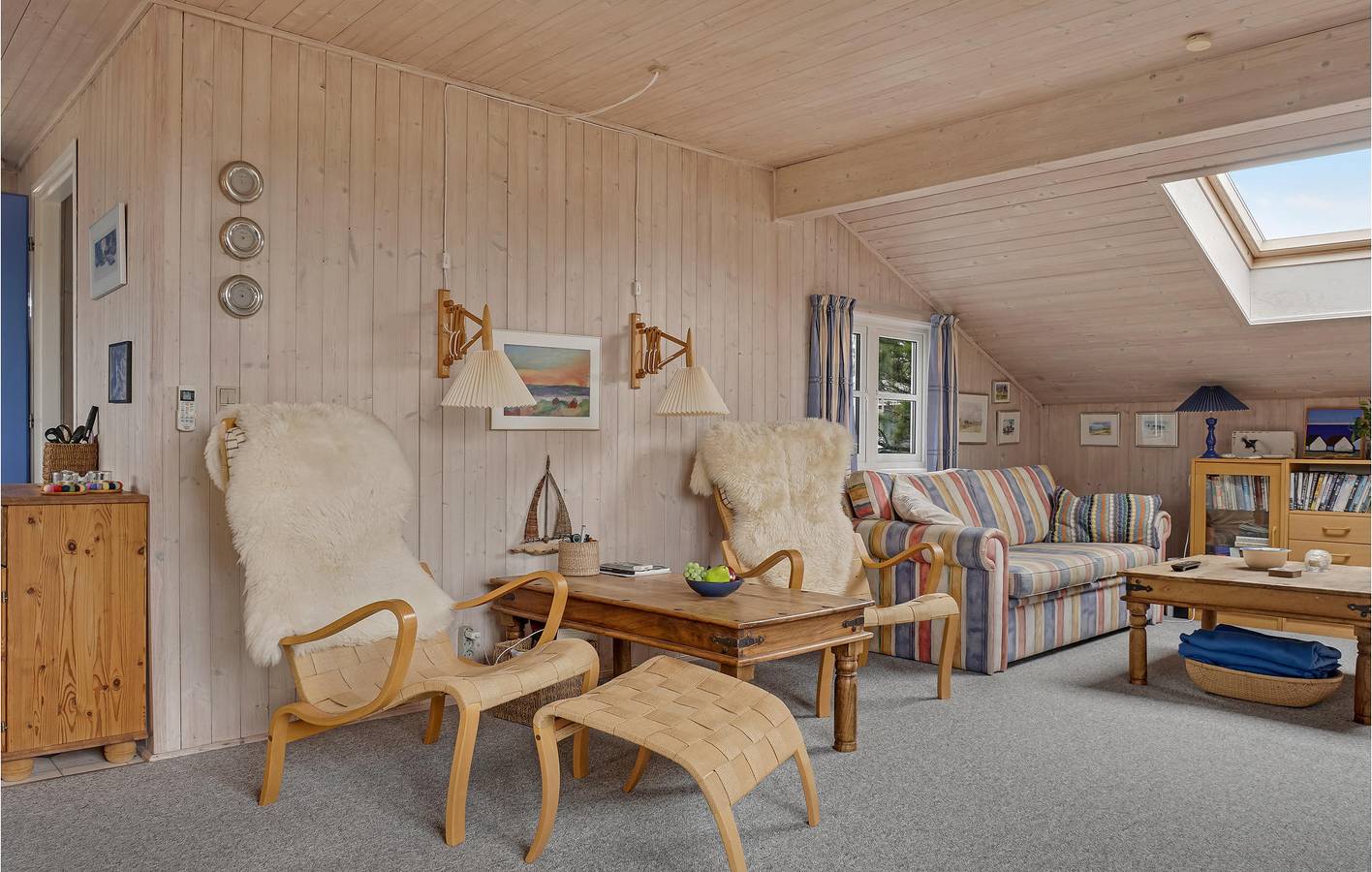 Feriehus for 4 personer med terrasse in Lild Strand, Vesterhavet
