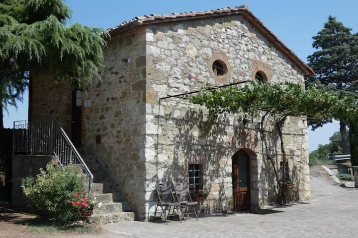 Agriturismo per 4 persone, con Terrazza e Giardino nonché Panorama a Castiglione d'Orcia