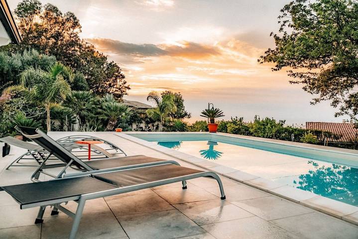 Ferienwohnung für 6 Personen, mit Pool und Garten in Faro Capo Vaticano - 2