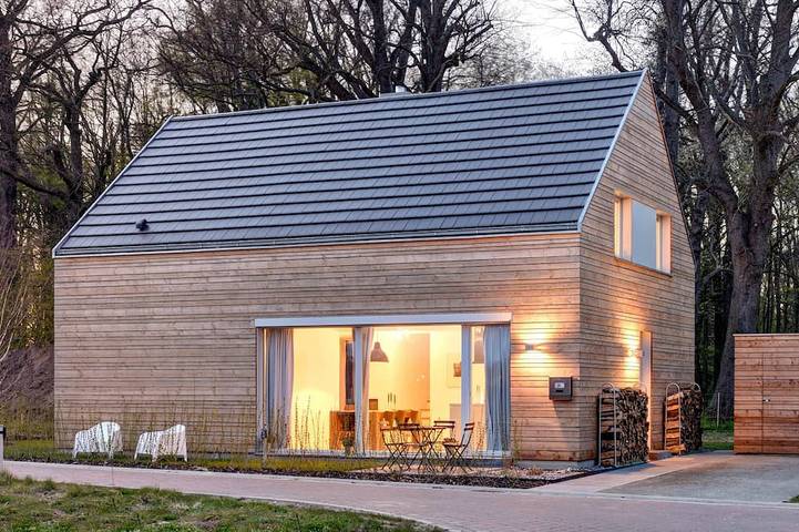 Ferienhaus für 6 Personen, mit Terrasse und Sauna sowie Garten