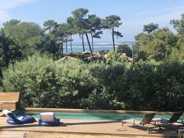 Cottage pour 2 personnes, avec jardin et piscine dans Pyla Plage