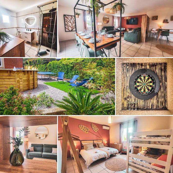 Location de vacances pour 8 personnes, avec jardin et piscine à Laurens - 2