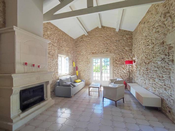 Location de vacances pour 6 personnes, avec jardin ainsi que piscine et vue, animaux acceptés à Tresques - 4