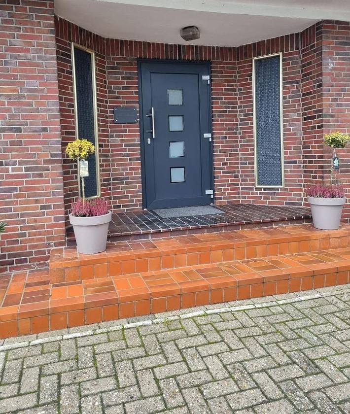 Ferienwohnung für 3 Personen, mit Terrasse und Garten sowie Ausblick