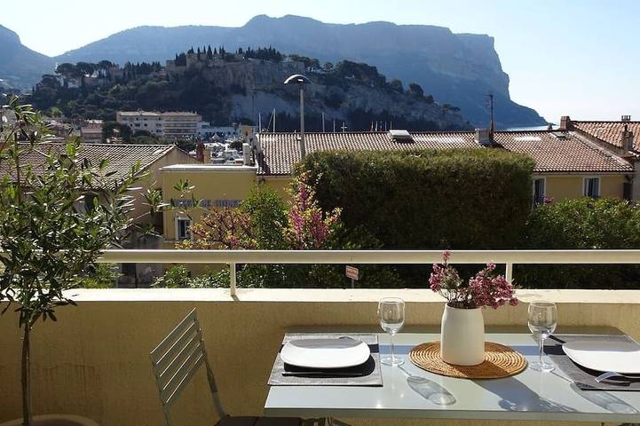 Appartement de vacances pour 4 personnes, avec balcon à Cassis