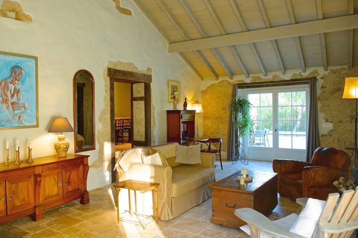 Ferienhaus 'Sautou' mit privatem Pool, Terrasse und Wlan in Penne-d'Agenais, Quercy