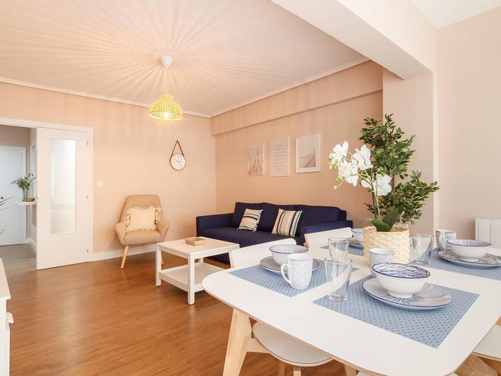 Ganze Ferienwohnung, Ferienwohnung für 5 Personen mit Balkon/Terrasse in Getxo, Baskische Küste (Spanien)