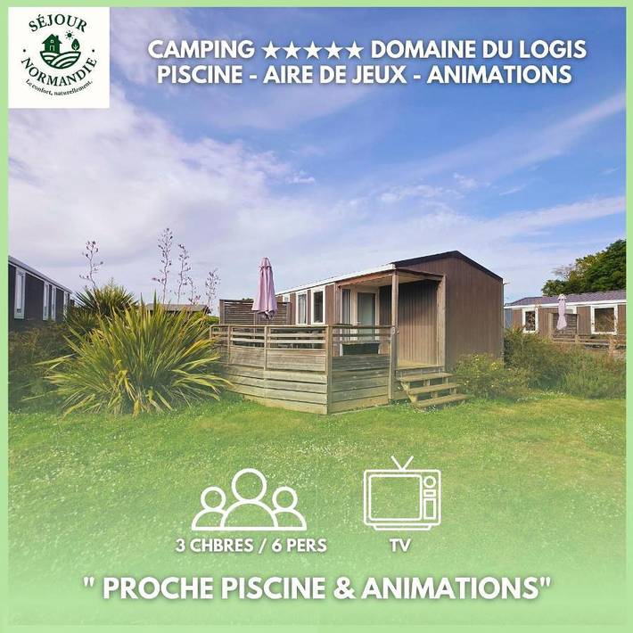 Location de vacances pour 6 personnes, avec Terrasse et Jardin ainsi que Piscine et Sauna à La Chapelle-aux-Filtzméens