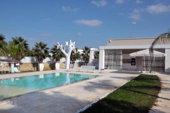 B&b per 4 persone, con Terrazza e Giardino nonché Piscina e Panorama a Sant'Isidoro