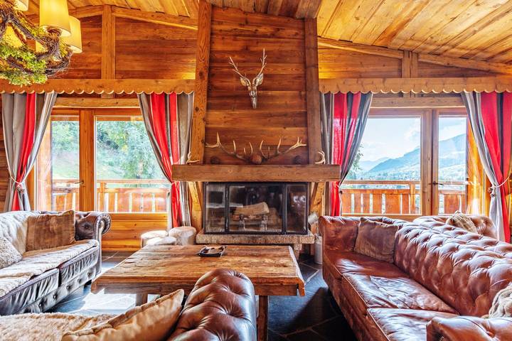 Location de vacances pour 12 personnes, avec balcon et jardin dans Office de Tourisme de Megeve - 2