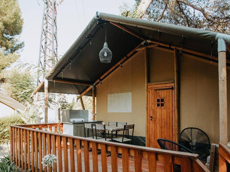 Camping Caledonia - Tent 5 persons - Safari Lodge 5 pers in Tarragona, Costa Daurada