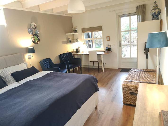 Chambre d’hôte pour 2 personnes, avec vue et jardin aux Pays-Bas