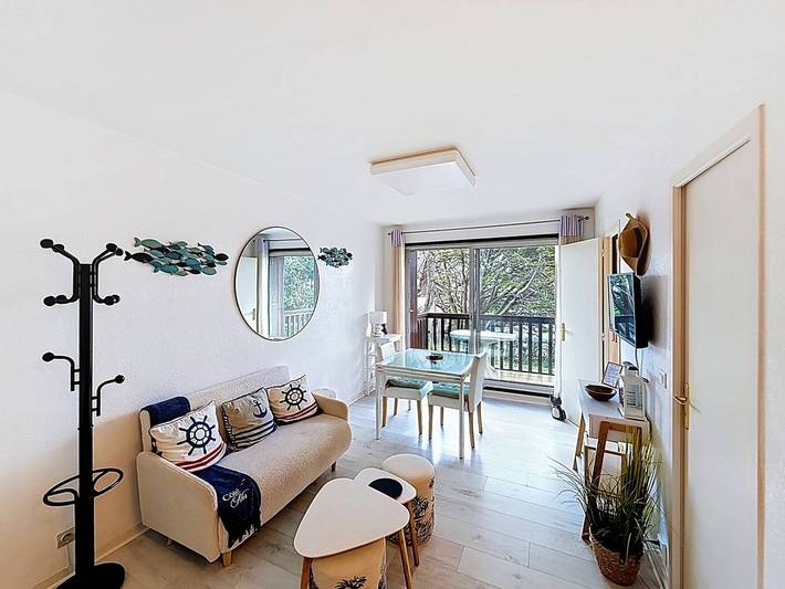 Studio pour 4 personnes, avec balcon - 1