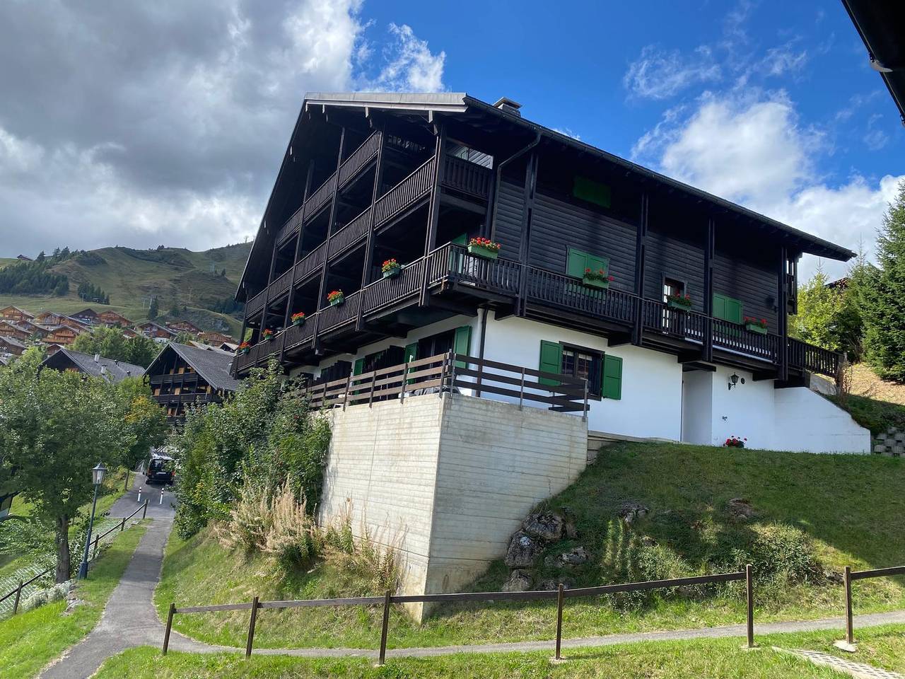 Geheel vakantieappartement, Vakantieappartement voor 4 personen met balkon in Champoussin, Val-d'Illiez