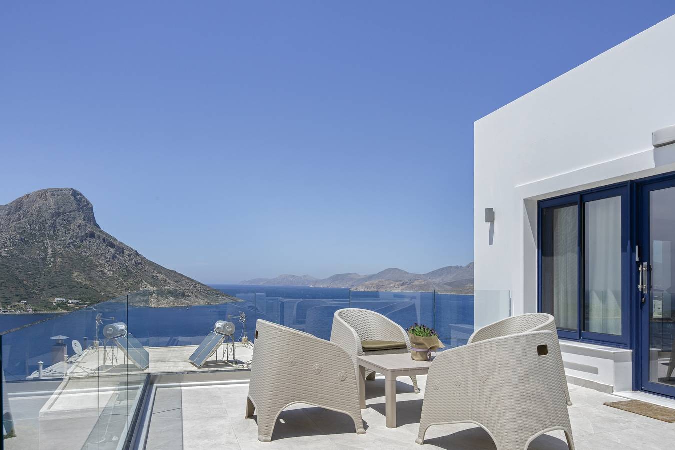 Hel leilighet, Ferieleilighet for 2 personer med balkong in Mirties, Kalymnos
