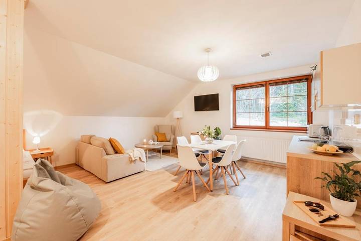 Ferienhaus für 3 Personen, mit Garten und Sauna sowie Ausblick in Liberec - 2