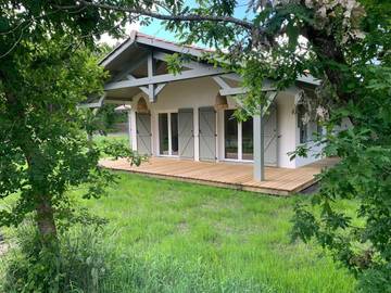 Cottage pour 7 personnes, avec terrasse et vue, animaux acceptés à Liposthey