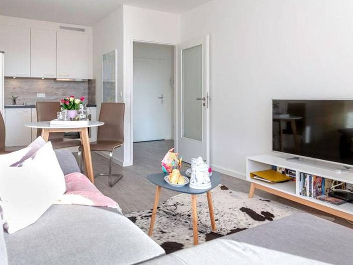 Ganze Ferienwohnung, Seepferdchen 43 - Seepferdchen: 2-Zimmerwohnung mit Balkon, Meerblick & Garagenstellplatz in Westerland, Sylt (Gemeinde)