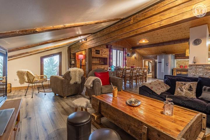 Maison de vacances pour 8 personnes, avec Balcon et Piscine à Hauteluce