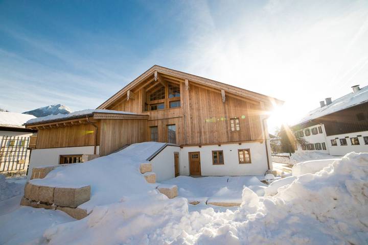 Apartamento vacacional entero, Apartamento de vacaciones para 2 personas con jardín in Unterwössen, Alpes Bávaros