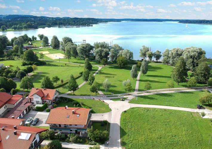 Ferienwohnung für 3 Personen, mit Balkon/Terrasse und Balkon sowie Seeblick in den Bayerische Alpen - 2