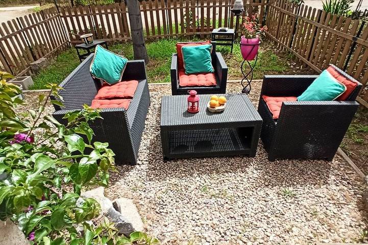 Appartement de vacances pour 6 personnes, avec terrasse et jardin