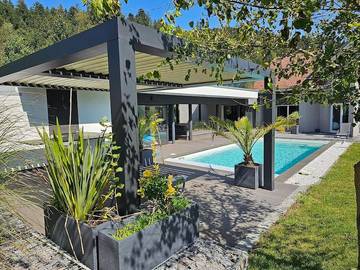 Villa pour 12 personnes, avec vue et sauna ainsi que jardin et piscine dans les Vosges