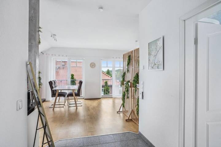 Ferienwohnung für 4 Personen, mit Terrasse und Garten sowie Ausblick in Reppenstedt