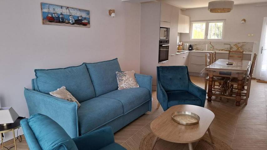 Appartement de vacances pour 4 personnes, avec jardin et vue