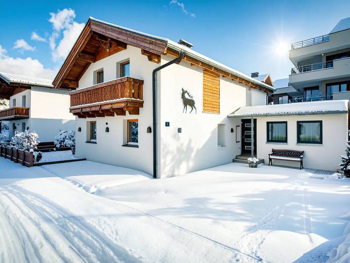 Ferienhaus für 10 Personen, mit Balkon und Terrasse sowie Garten und Sauna in Bruck an der Glocknerstraße