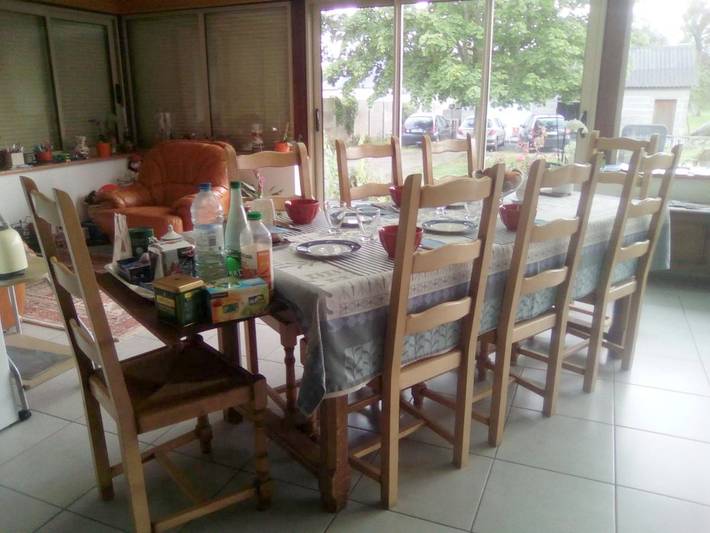 Ferienwohnung für 2 Personen, mit Terrasse und Garten sowie Ausblick