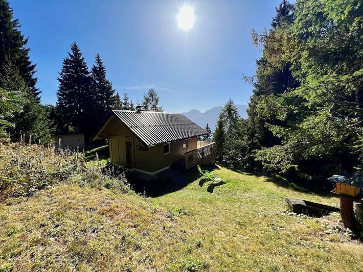 Ferienhaus für 4 Personen, mit Balkon und Terrasse sowie Garten und Ausblick in Gaimberg
