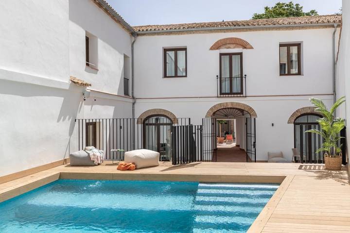 Auberge pour 4 personnes, avec Terrasse et Piscine dans Villarrubia