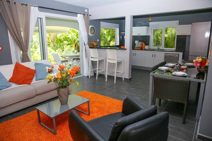 Gîte pour 4 personnes, avec terrasse et piscine à Saint-François - 4