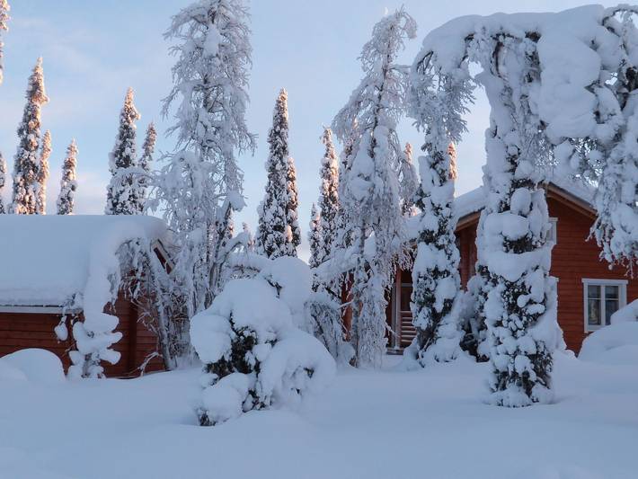 Iltarusko in Lapland
