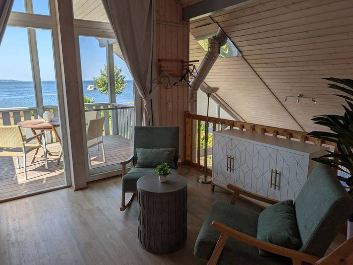 Wildgans Classic 29 - Großzügiges skandinavisches Ferienhaus auf 2 Ebenen in Rechlin, Müritz