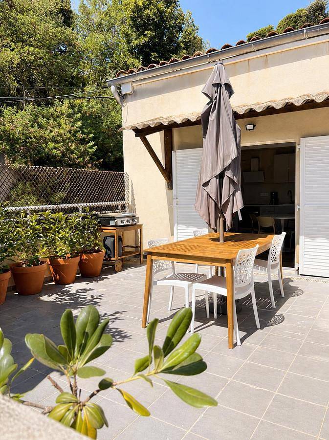 Appartement de vacances pour 4 personnes, avec Balcon ainsi que Terrasse et Vue