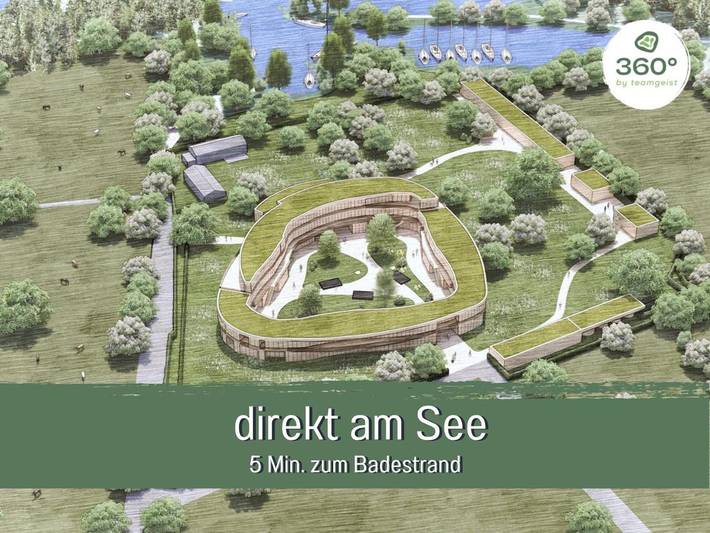 Ferienwohnung für 6 Personen, mit Ausblick und Seeblick sowie Garten, mit Haustier in Heidesee - 2