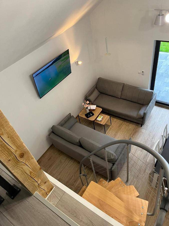 Gîte pour 8 personnes, avec Terrasse et Jardin ainsi que Sauna et Vue à Stryszawa