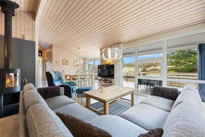 Villa pour 8 personnes avec terrasse in Bjerregård, Holmsland Klit