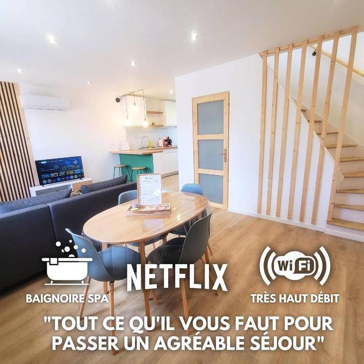Gîte pour 6 personnes, avec Jacuzzi et Terrasse ainsi que Jardin et Vue dans Watten