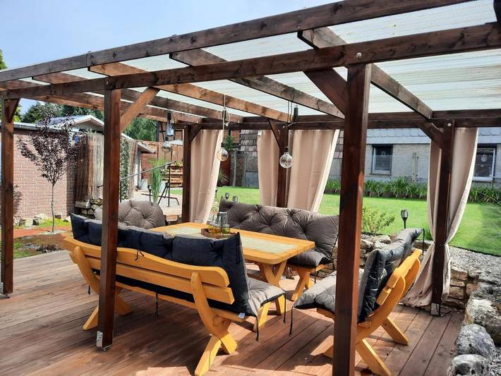 Ferienhaus für 9 Personen, mit Terrasse und Garten sowie Ausblick in Osterwieck