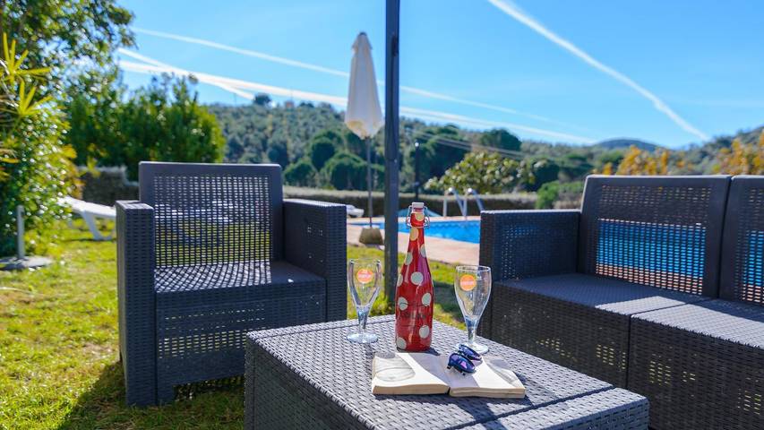 Chalet para 12 personas, con balcón/terraza y piscina en Sierra Norte de Sevilla - 4