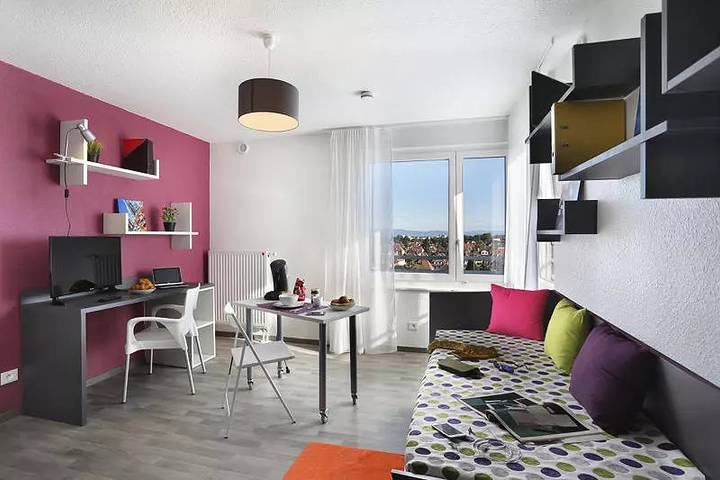 Ganzes Studio, Studio 2 Personen in Straßburg, Region Straßburg