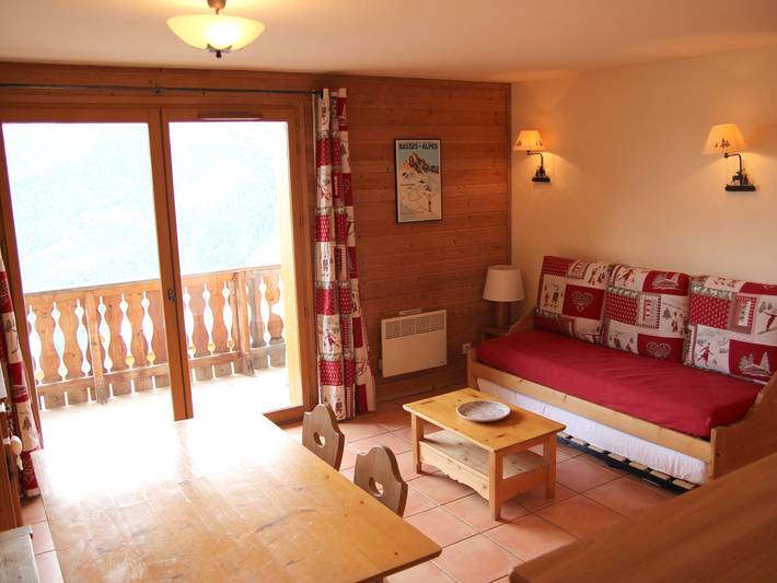 Chalet pour 6 personnes, avec balcon, animaux acceptés à Pra-Loup